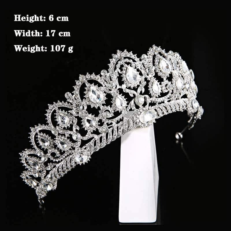 Nouvelle mode Baroque à la mode diadème mariée couronne pour mariage diadème diadème strass à la main coiffure cheveux accessoires